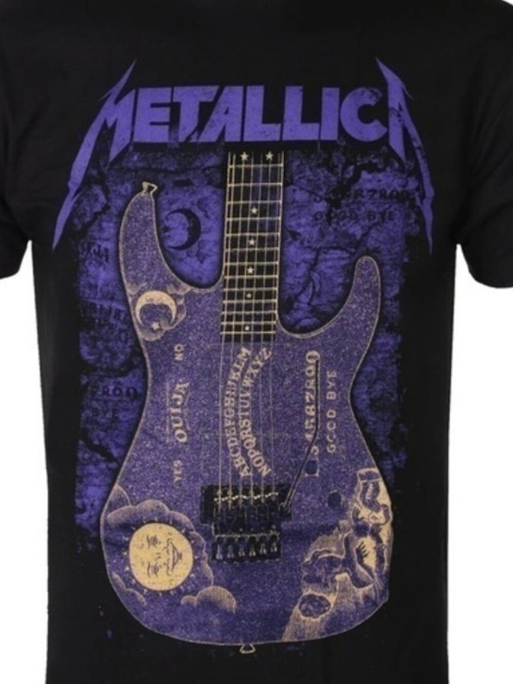 Metallica Ouija 90s Retro Heavy Metal Unisex T-Shirt - Picture 2 of 5